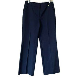 St. John Navy Blue Wide Leg Trouser‎ Dress Pants Womens 6